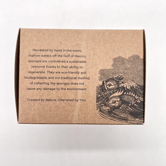 BAUDELAIRE Wool Sea Sponge Natural Small Bath Eco-Friendly USA 4.5in NEW - Picture 5 of 7